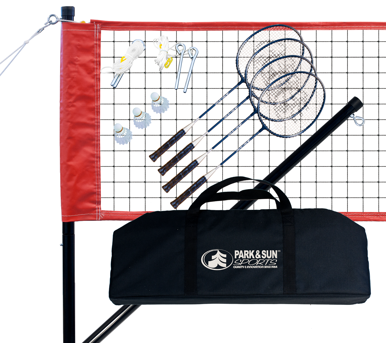 Park and Sports red Badminton Sport Product Layout