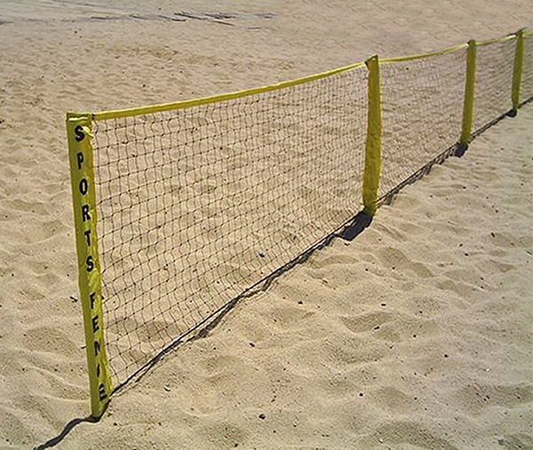 Park and Sports Sport Fence Portable Ball Stop and Enclosure on beach