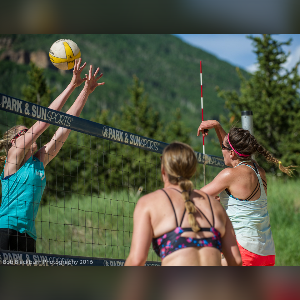 Tourament 4000 King of the Mountaion women's sand volleyball