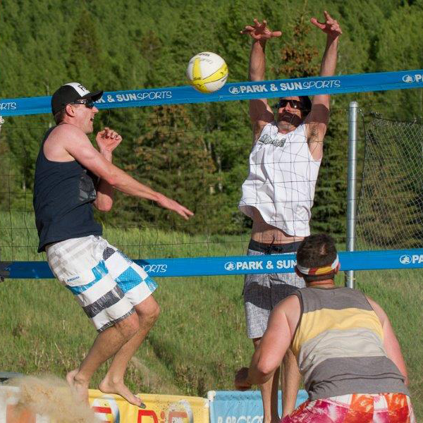 BC-400 Men's sand volleyball net at Vail King of The Mountain