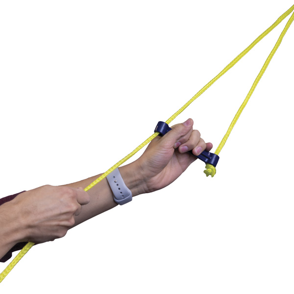 Spiker Pull-Down Guyline with tension handles