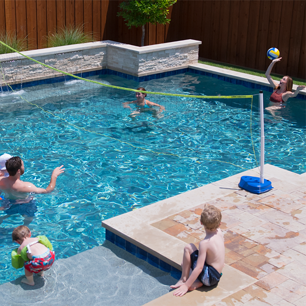 pool volleyball great for families
