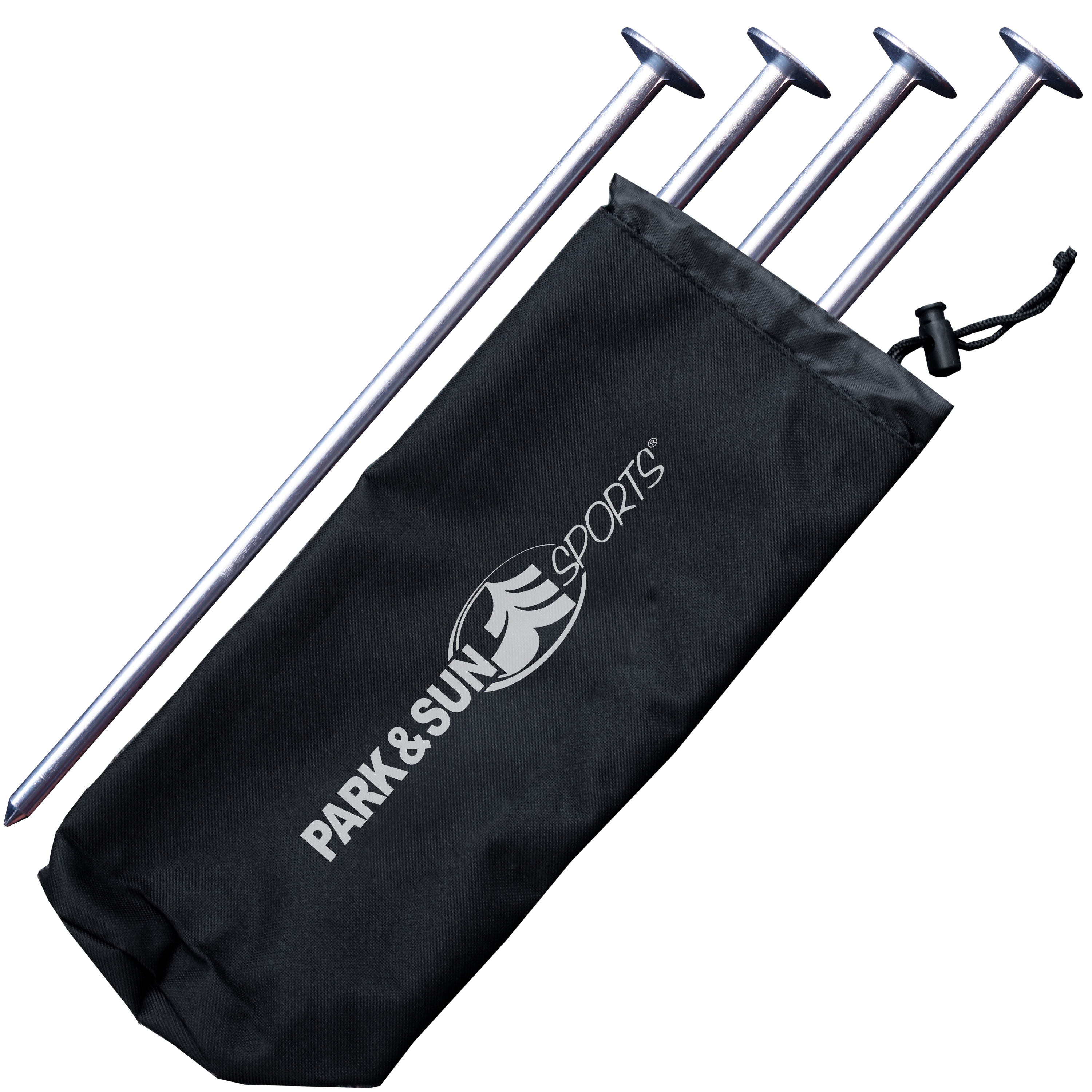 Spectrum Classic 12 inch stainless steel stake set with bag