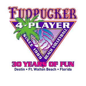 Emerald Coast volleyball, home of the Emerald Coast Volleyball Week, Fall Classic and the famous Fudpucker 4 Player beach volleyball tournament