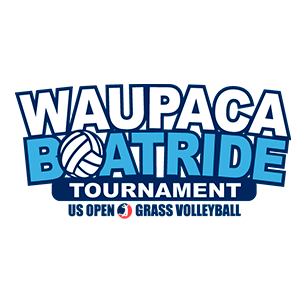 Waupaca Boatride men's and women's grass triples volleyball tournament is a held on the second Saturday of July each year in Oshkosh, Wisconsin.